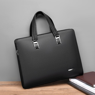 Men's Handbag Briefcase Horizontal Business Bag Men's Computer Bag Casual Backpack Satchel Large Capacity Cross-border Special
