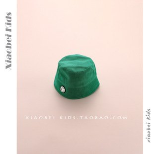 Baby Hat Spring and Summer Boys' and Girls' Bucket Hat Children's Sunshade Basin Hat Children's Adjustable Fisherman Hat Korean