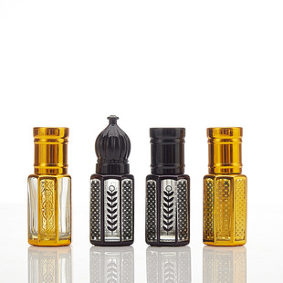 Essential Oil Bottle Electroplated Octagon Essential Oil Ball Bottle Ball Bottle 9ml12ml Emulsion Essence Bottling Sample