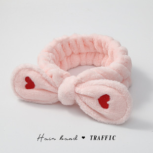 Cute Plush Cartoon Hair Band for Women 2025 New Style Anti-Slip Hair Band for Wash Face Apply Mask Headband Headwear
