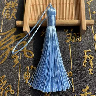 Factory 8cm vertical fat tassel tassel headdress pendant small tassel bookmark clothing stage decoration tassel