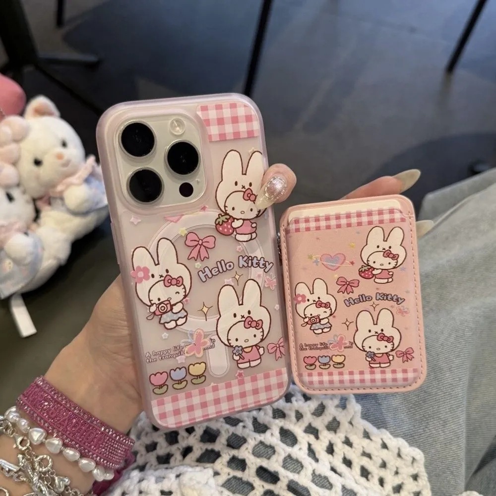 KT Cat compatible Samsung S23FE phone case, S25 Ultra/S24 Plus/S21 magnetic case, S22 full coverage, A35/55.