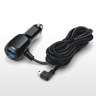 Автомобильное зарядное устройство с двумя USB автомобильное зарядное устройство прикуриватель понижающий линейный Автомобильный зарядник супер быстрая зарядка Вождение рекордер шнур питания