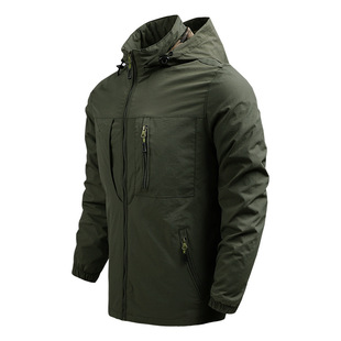 Amazon cross-border foreign trade assault clothing men's quick-drying windbreaker thin casual coat outdoor waterproof jacket foreign trade