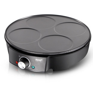 RAF European standard household electric baking pan multi-function breakfast baking machine adjustable temperature control barbecue machine