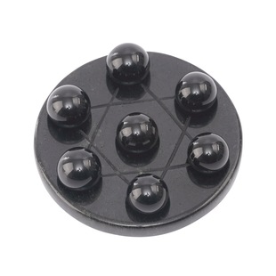 Natural Crystal Gem Mini Seven Star Array Seven Star Disc Round Bead Ornaments Seven Mans Star Feng Shui Home Jewelry Ornaments