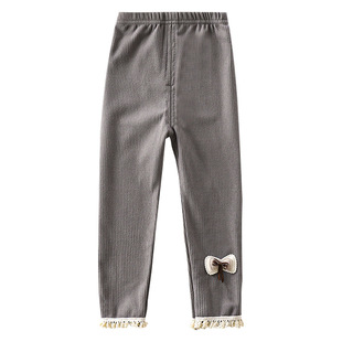 Girls Leggings Autumn New 2024 Children's Outer Wear Pants Baby Trousers Girls Warm Children's Pants Wholesale