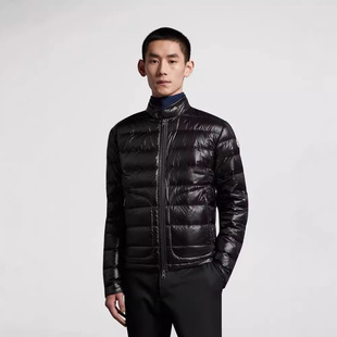 Mengjia high version light 90 white duck down men's down jacket bright face light collar men's wholesale generation