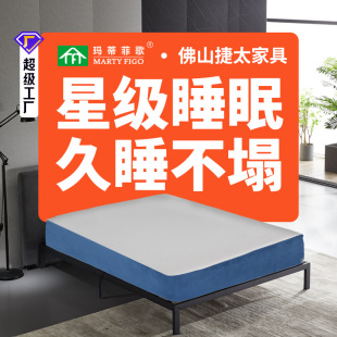 Soft Sponge Latex Mattress Slow Rebound Home Homestay Apartment 1.8m Removable and Washable Export Compressed Roll Mattress