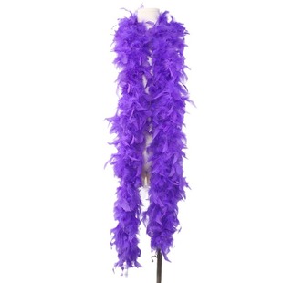 Wholesale cross-border color fire film wool strip turkey feather strip scarf skirt stage performance clothing feather decoration
