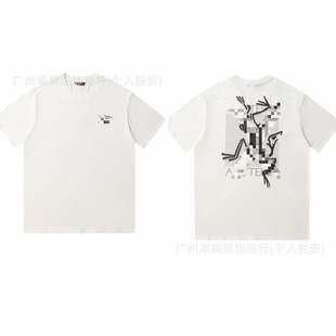 25ss Cross-border Bird Home in stock Short-sleeved Spring New Couple Round Neck Loose Sports Casual Men's and Women's T-Shirt