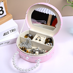 Children's hair accessories storage gift box little girl birthday gift Princess bag headdress headband hairpin unicorn jewelry box