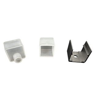 LED silicone lamp with buckle fitting sleeve aluminum fixed buckle silicone dustproof Waterproof silicone plug tail plug