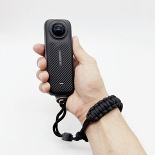 Gopro DJI Insta360 SLR camera sports camera 1/4 screw anti-loss hand rope braided wrist strap