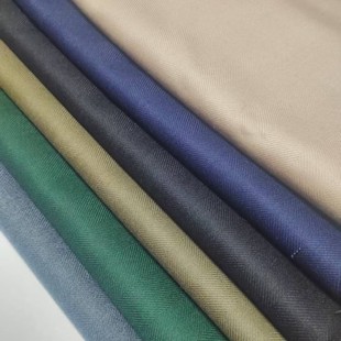 2025 new high set fashion fabric wool worsted fabric 4cm herringbone pattern autumn and winter suit coat in stock supply