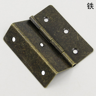 20mm board antique three-fold hinge wooden box gift box hinge fixed connection piece 6-hole hinge