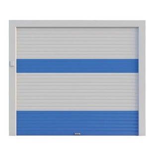 Aluminum alloy flap garage door intelligent electric induction automatic villa perspective rolling gate remote control lifting rolling shutter door