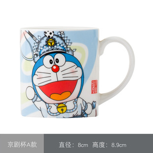 Doraemon чашка для воды Бытовая Керамическая мультяшная чашка для чая кружка офисная керамическая чашка милая пара Doraemon