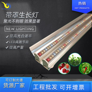LED PlanT grow light T5 Double wiTh Cover ImiTaTion Sun light Indoor PlanT Fill light grow light