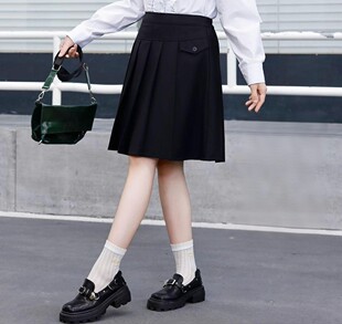 2025 New Short Skirt for Middle and Large Girls Preppy Style Skirt Короткое Платье