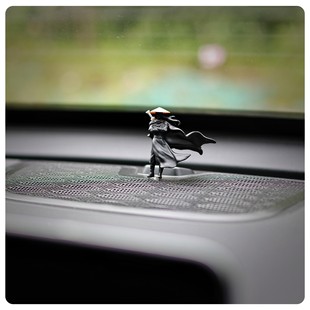Car ornaments chivalrous swordsman antique center console car screen car accessories computer screen desktop ornaments