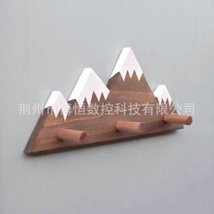 Трансграничная независимая станция Mountain Peak Wallhooks деревянный настенный крючок украшение стены антикварное деревянное украшение