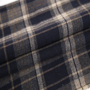 Spot New Polycotton Brushed Flannel Spring & Fall Outwear Women's Pants Skirt Kidsren's Clothing Men's Shirt Plaid Fabric