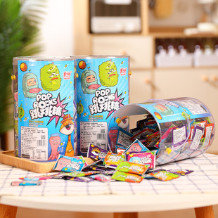 Barrel Pop Pop Candy Children's Internet Celebratory Nostalgia Childhood Catering Commercial Children's Day Gift Snacks Explosive Candy