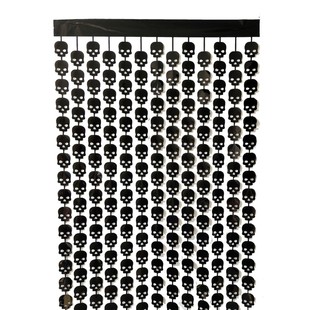 2 M Wansheng rain silk curtain New Orange black bat rain silk Halloween party decoration venue layout