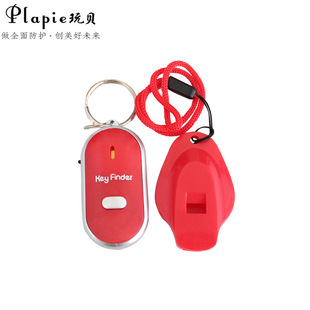 Cross-border whistle key anti-lost device wireless whistle induction key finder LED searching for things keyfinder