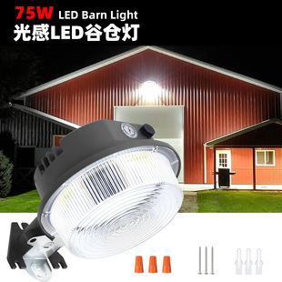 Cross Border LED Barn Light Sense External Type Waterproof American Door Head Wall Lamp Dimming Outdoor Courtyard Wall Street Light