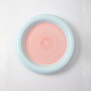 Cat Bowl Ceramic Dog Bowl Plate Cat Drinking Bowl Anti-knock over Cat Food Bowl Rice Bowl Dog Food Bowl Pet Supplies