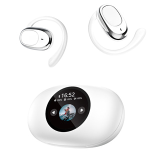 New YX39 Hanging Ear LCD Color Screen Wireless Bluetooth Headset OWS Noise Reduction Open Inear Sports Headset