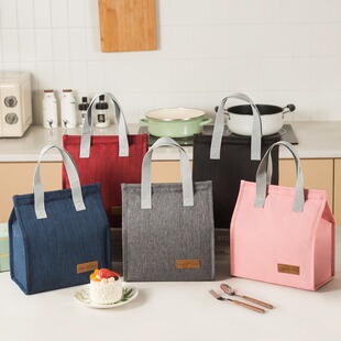 Lunch box handbag lunch bag lunch bag small handbag large capacity insulation lunch bag office workers with rice bag wholesale