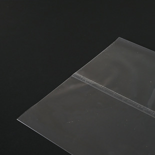 Factory wholesale peT flat mouth thickened waterproof moisture-proof transparent film bag high pressure dustproof plastic bag label film