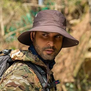 Outdoor Men's mountaineering hat summer fishing sun hat travel hiking breathable sun hat riding fisherman hat