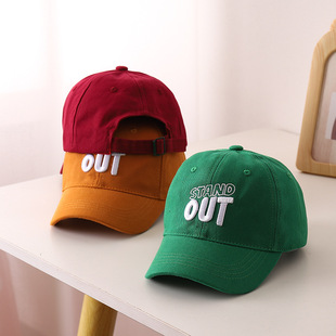 Children's Cap Spring and Summer New Simple Letter Cap Baby Baby Outdoor Casual Comfortable Baseball Cap
