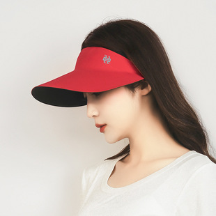 Summer Parent-Child Big-brimmed No-mark One-piece Sports Empty Cap Women's Sunshade Lightweight Running Children's Hat