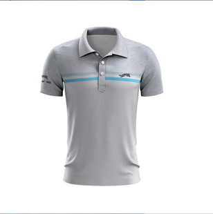 New Fashion European and American Men's Short Sleeve Button POLO Shirt Canada Haida Wolf 3D Digital Printing Summer Casual