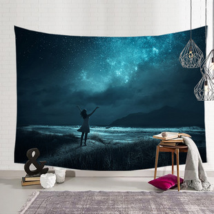 Nordic ins Background Cloth Background Wall Decorative Cloth Living Room Bedroom Tapestry Home Decoration Mural Tapestry