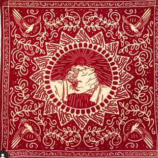 Independent Station European and American Cross-Border Export Square Scarf Pure Cotton Colorful Design Pure Cotton Direct Injection 3D Multiple Patterns British Stylish