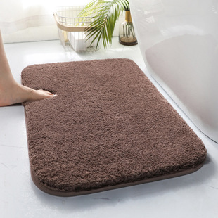 Mao double floor mat bathroom door absorbent carpet toilet door mat toilet door foot mat bedroom thickened non-slip