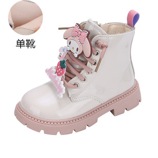 Girls Martins Boots Autumn and Winter 2024 New Arrival Kouromi Princess Boots Large Children Soft Sole Girls Single Boots Children Ankle Boots