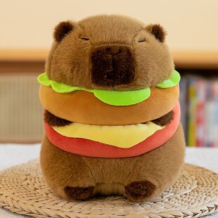 Premium 8inch Doll Capybara Plush Toy Wedding Gift Event Throw Doll Wholesale