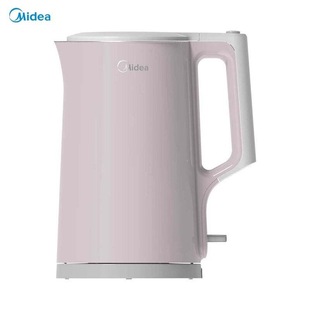 Midea HJ1722 Электрический чайник 1.7L большой емкости 304 из нержавеющей стали, двухслойная защита от ожогов