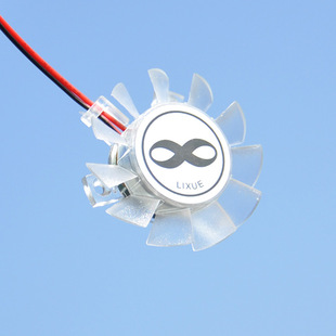 Computer graphics card fan isosceles hole position 26*26 * 20mm 3.5cm transparent bracket 4010 cooling fan