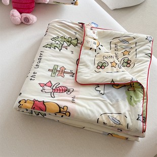 Class A Baby Milk Knitted Summer Quilt Single Double Wrapping Summer Quilt Air-conditioning Quilt Kindergarten Nap Quilt Wholesale
