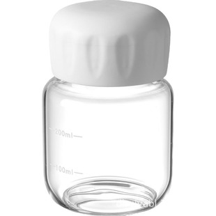 High-value Internet-famous Chubby Water Cup Glass Milk Tea Soybean Milk Scale Cup Mini Cute Portable Gift