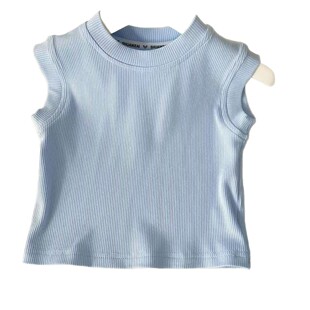 2025 New Girls' Summer Vest Thin Western Style Girls' Sports Children's Prellis Pants Sleeveless Two-piece suit