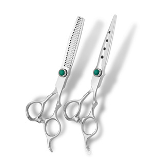 Professional high-end stylist hairdresser hairdresser scissors bangs tooth scissors thin cut suit hair scissors wholesale